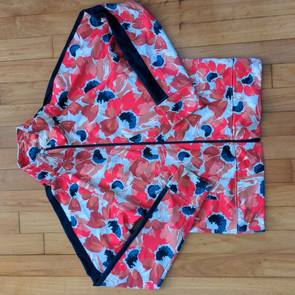Aerie Floral Track Jacket